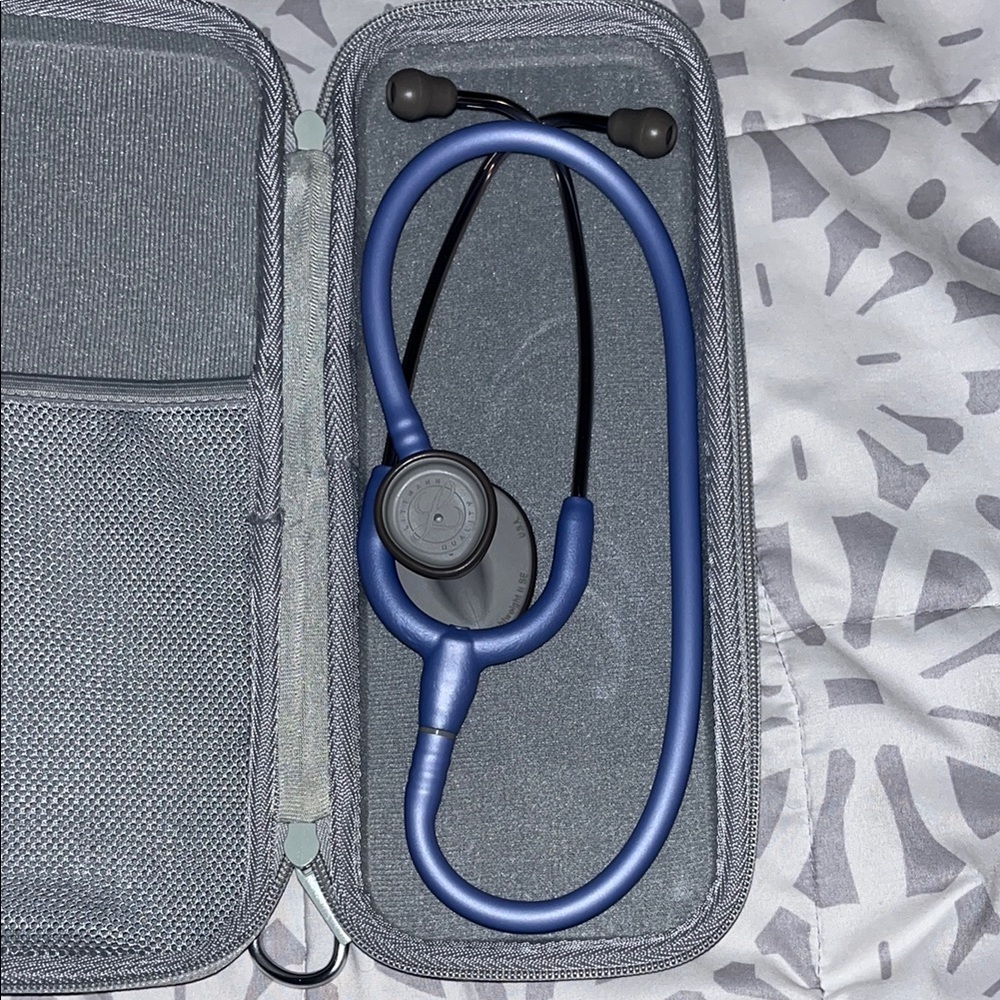 Ceil Blue Stethoscope with Chrome Accents